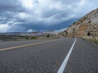 Utah Landscape: Road Under a Clear Day Sky