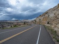 Utah Landscape: Road Under a Clear Day Sky