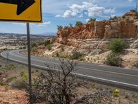 Utah Landscape: A Road with Clear Skies and Stunning Views