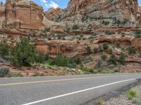 Utah Landscape Road on a Sunny Day