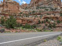 Utah Landscape Road on a Sunny Day