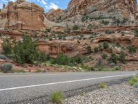 Utah Landscape Road on a Sunny Day