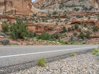 Utah Landscape Road on a Sunny Day