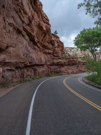 Utah Landscape: Road Through Nature