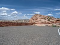 Utah Landscape: Road and Clouds