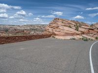 Utah Landscape: Road and Clouds