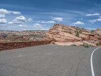 Utah Landscape: Road and Clouds