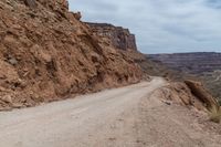 Utah Landscape: Rugged Rock Wall in the Desert