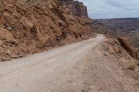 Utah Landscape: Rugged Rock Wall in the Desert