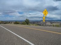 Utah Landscape: Scenic Road with Clouds