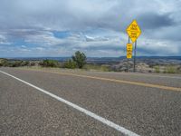 Utah Landscape: Scenic Road with Clouds