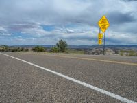 Utah Landscape: Scenic Road with Clouds