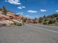 Utah Landscape: Scenic Road on a Beautiful Day