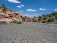 Utah Landscape: Scenic Road on a Beautiful Day