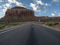 Utah Landscape: A Straight Road at Dawn