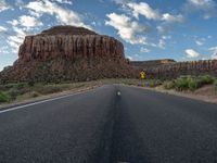 Utah Landscape: A Straight Road at Dawn