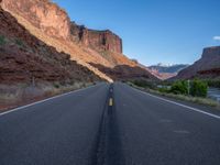 Utah Landscape: Straight Road and Hard Shadows, Colorado River