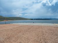 Utah Landscape: Boat Ramp and Lake in the USA