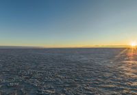 Utah Mountain with Clear Sky and Salt Lake