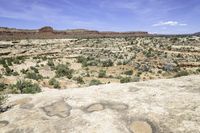 Mountainous Beauty in Utah: Clear Skies and Green Grass