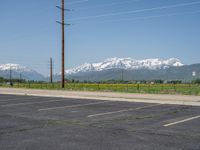 Utah Mountain Landscape: Snow Covered Road