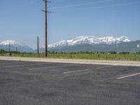 Utah Mountain Landscape: Snow Covered Road