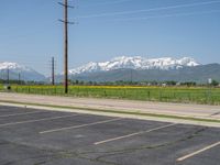 Utah Mountain Landscape: Snow Covered Road