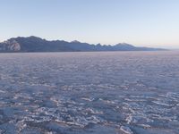 Utah Mountain Range under a Clear Sky