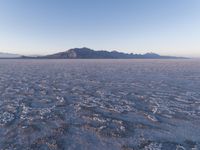 Utah Mountain Range under a Clear Sky