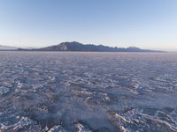 Utah Mountain Range under a Clear Sky