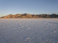 Utah Mountain Range at Dawn with Clear Sky 001