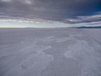 Utah Mountain Range: Winter Sky and Majestic Beauty