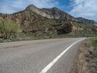 Utah Mountain Road: Asphalt and Clear Skies