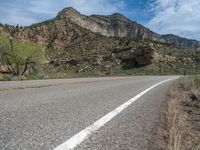 Utah Mountain Road: Asphalt and Clear Skies