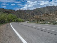 Utah Mountain Road with Clear Skies