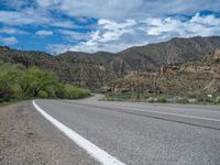 Utah Mountain Road with Clear Skies