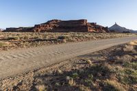 Utah Mountain Road under a Clear Sky