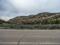 Utah's Mountain Road: A Gloomy Landscape