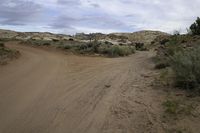 Utah Mountain Road: Terrain with Gloomy Sky