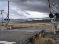 Utah Mountains: A Winter Scene on a Rural Road