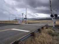 Utah Mountains: A Winter Scene on a Rural Road