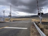 Utah Mountains: A Winter Scene on a Rural Road