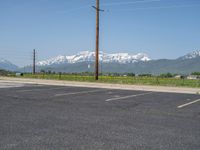 Utah Mountains: A Snow-Covered Road
