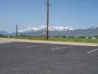 Utah Mountains: A Snow-Covered Road