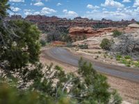 Utah Off-Road Track: Dirt Road Through Canyon Landscape