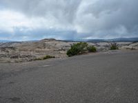 Utah Open Space Landscape with Clouds