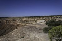 Utah Plains: A Natural Landscape with Grass Surface and Horizon