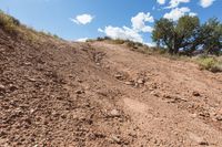 an old dirt road has been cleared from the ground and is being used for riding