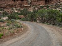 Utah Red Rock Landscape on a Gloomy Day