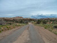 Utah's Red Rock Landscape: Straight Down the Road